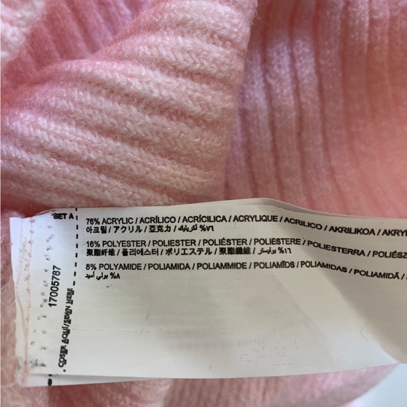 Mango light pink square neck sweater, new wo tag, barbiecore balletcore style - Picture 4 of 7